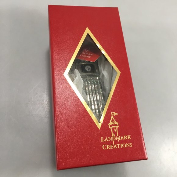 Landmark Creations Big Ben Clock London Glass Ornament 5" NEW Made in Poland - Picture 8 of 9